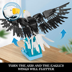 Vziimo 1018-piece eagle building kit offers durable construction and long-lasting play.