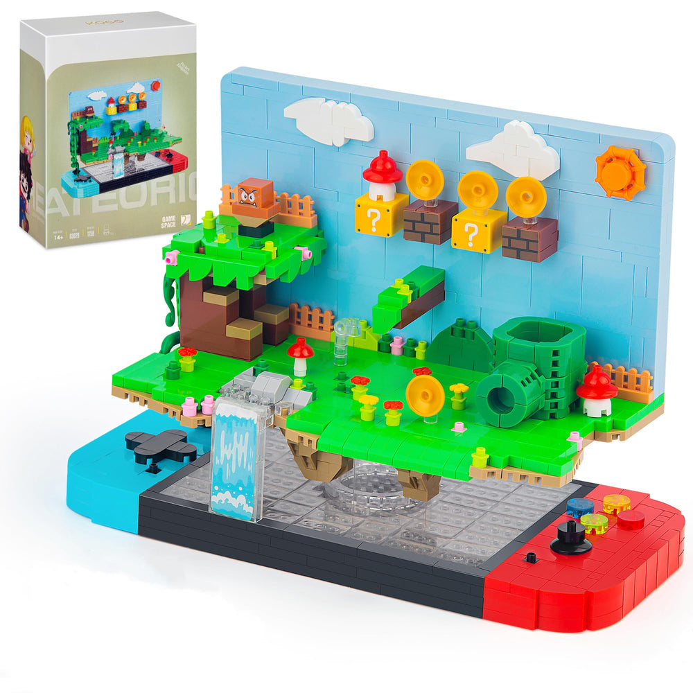 Vziimo Super Game Building Sets: game table scene for immersive, creative play.