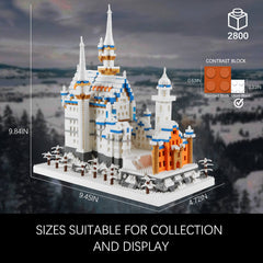 Vziimo 2800-piece kit enables precise, realistic castle modeling.