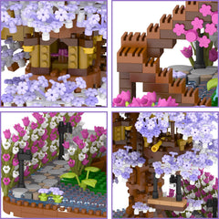Vziimo tree-house castle close-up emphasizes hidden design and rewarding display after completion.