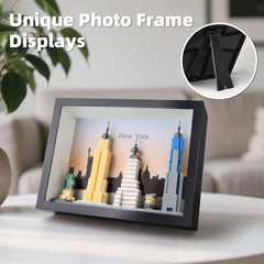 Vziimo World Trade Center micro-block detail enhances wall art collection