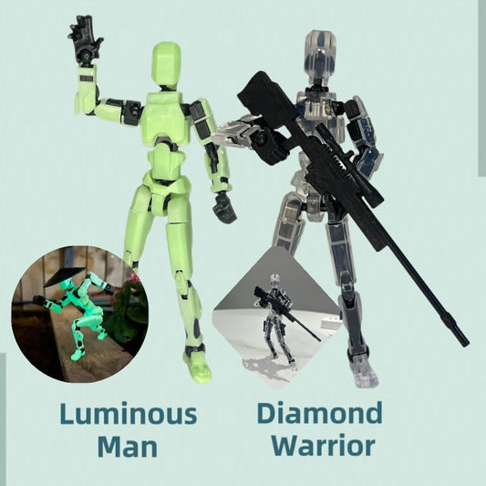 VZNYBL Titan13 movable joints poseable figure offers dynamic pose versatility.