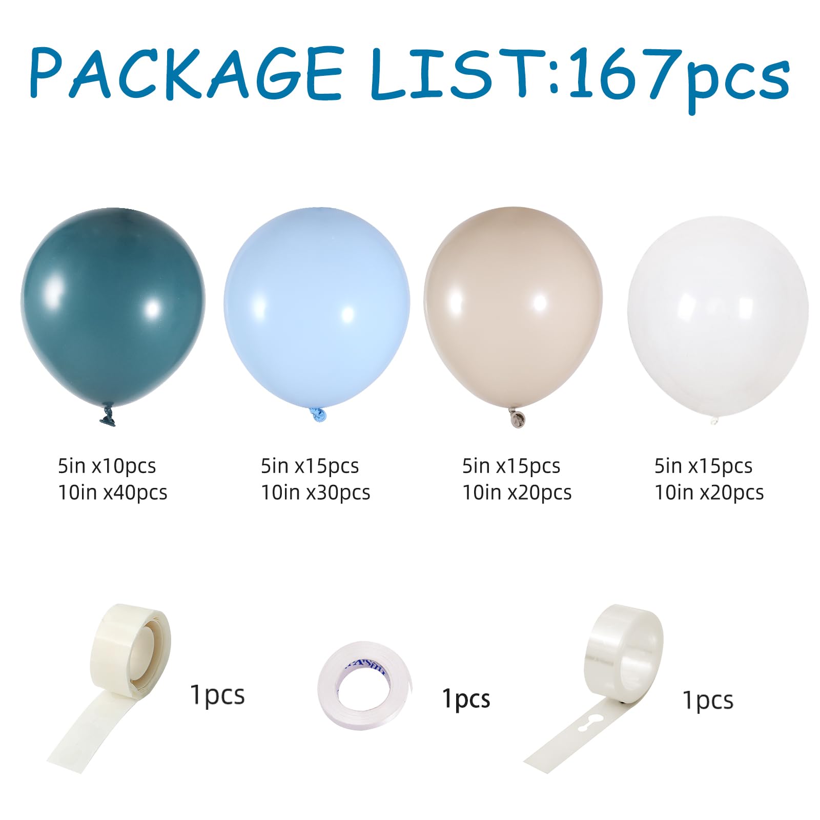 Vztipki sand white balloons add soft neutrals for weddings
