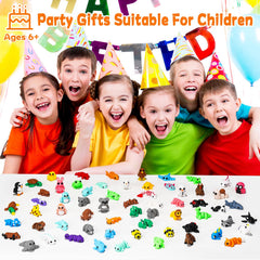 VZZNN jungle wildlife mini figures perfect for party favors.