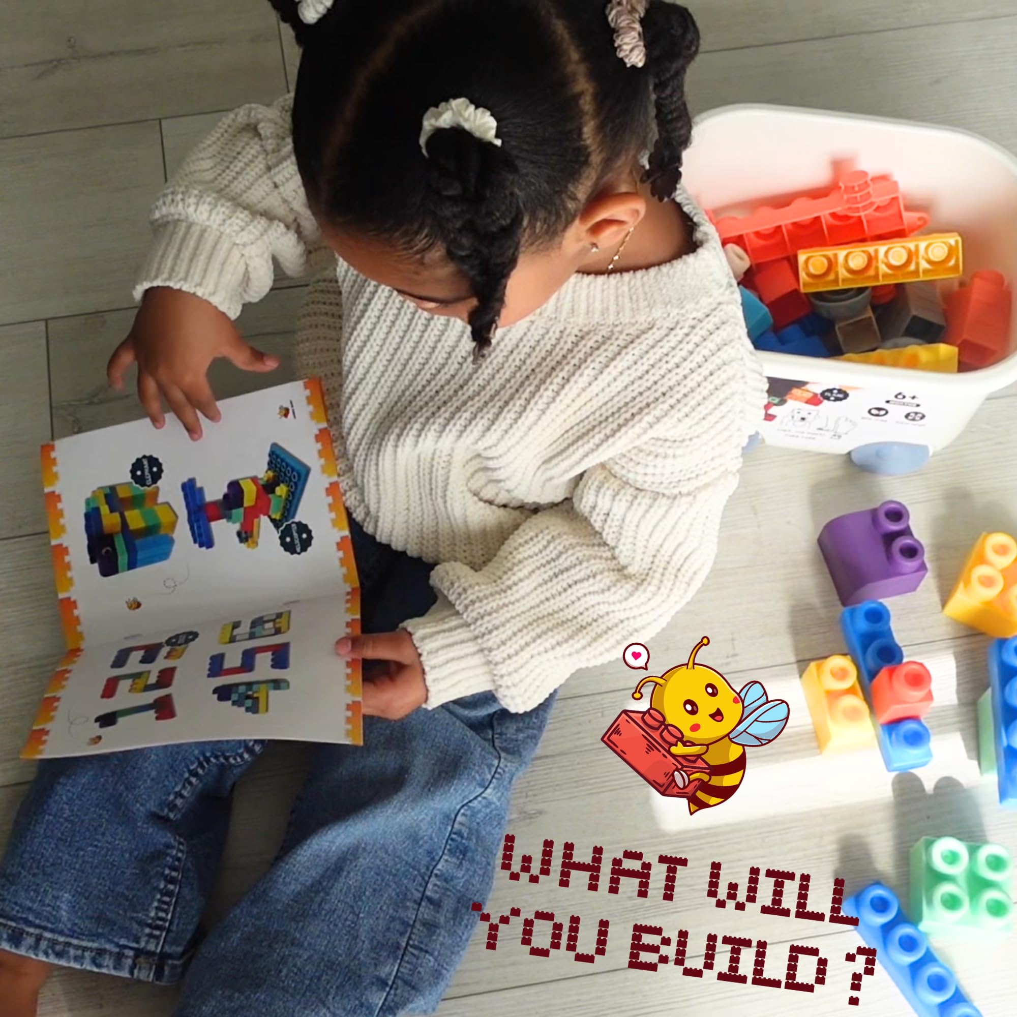 WaBee Baby large blocks with safety-focused design for little hands