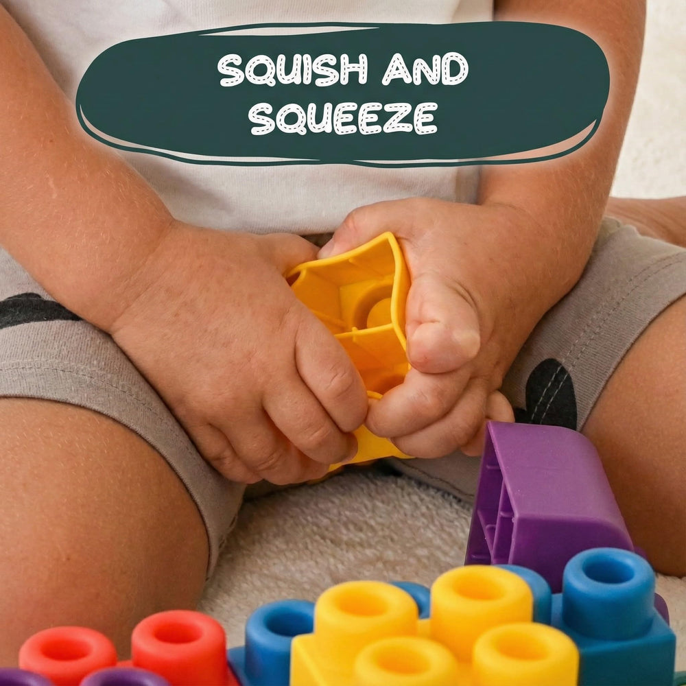 WaBee Baby storage bin on wheels enables easy cleanup