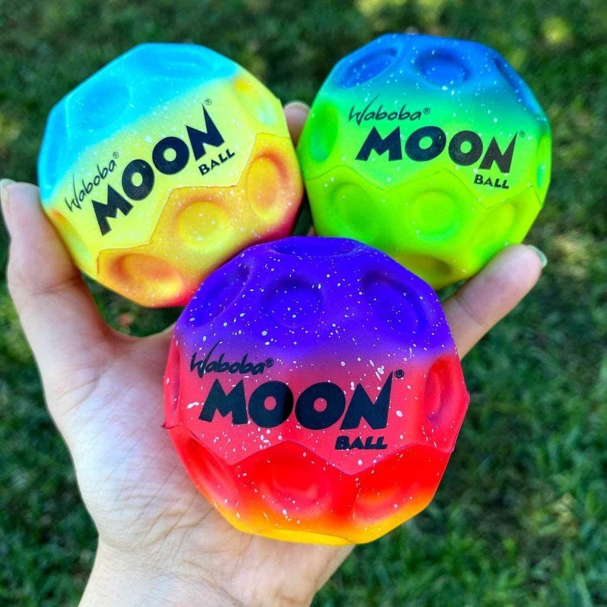 Waboba Moon Ball Gradient colors vary by batch for unique look.