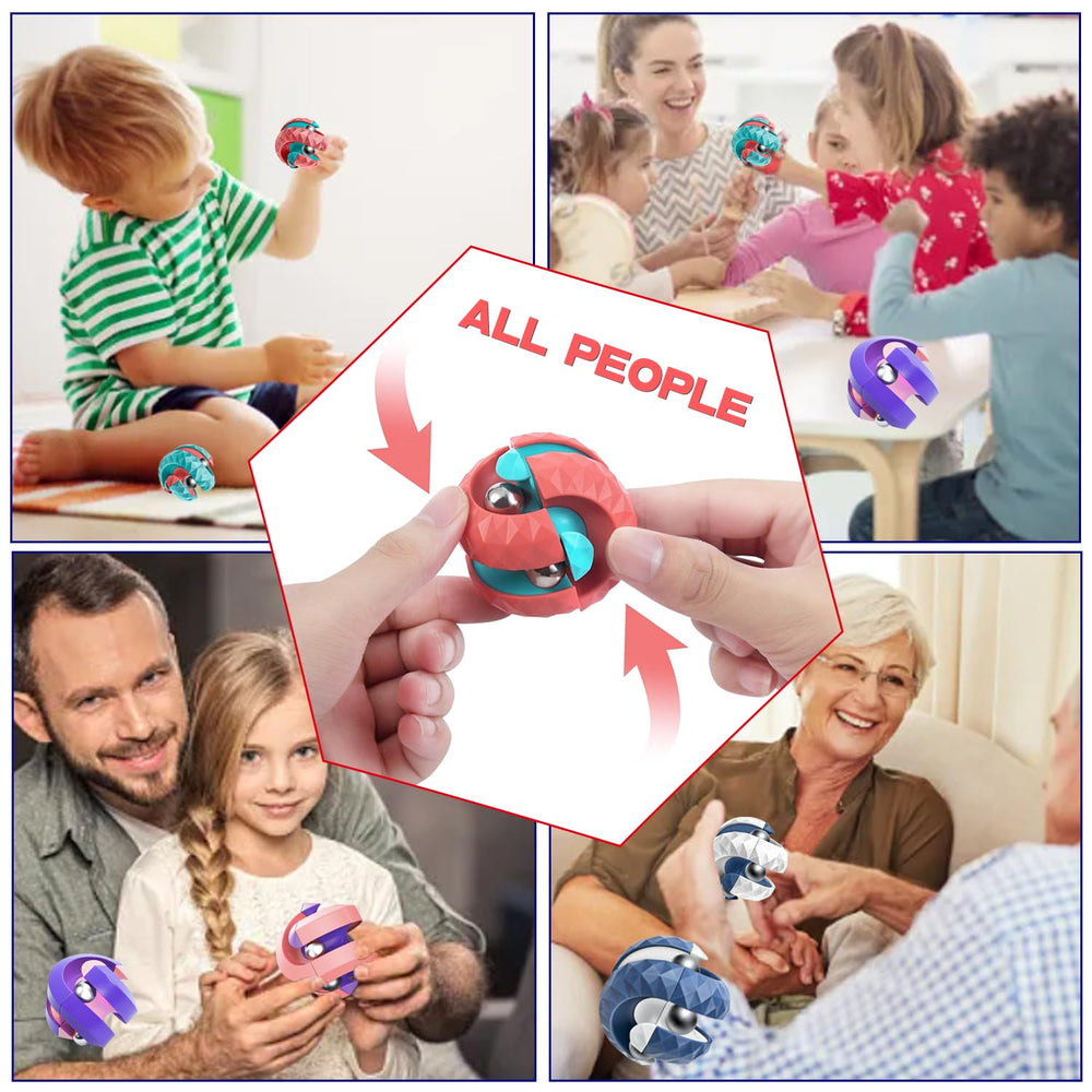 Wagkew Orbit Ball Toy color options with smooth spin.