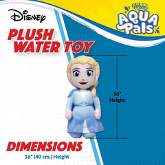 16-inch Elsa plush is lightweight and buoyant for water interaction