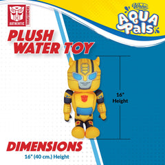 WAHU Aqua Pals Bumblebee plush with bright UV-resistant colors