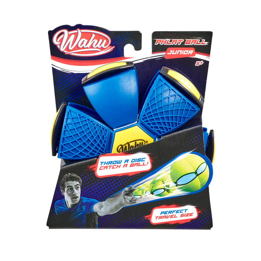 WAHU Phlat Ball Jr. disc ready to launch, outdoor play