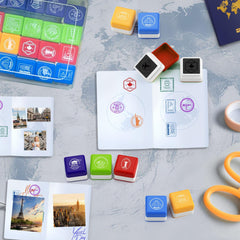 WAHXIAOSW classroom activity stamps support geography lessons and hands-on learning.
