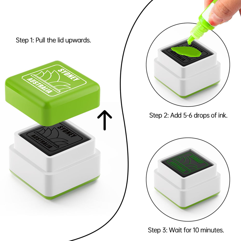 WAHXIAOSW stamps for scrapbooks and travel journals, perfect for personalization.