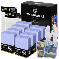 WAIZHIUA 400-card sleeves and top loaders box protects collections with durable, organized packaging.