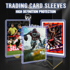 WAIZHIUA soft sleeves 2.6x3.6 keep standard cards safe from scratches.