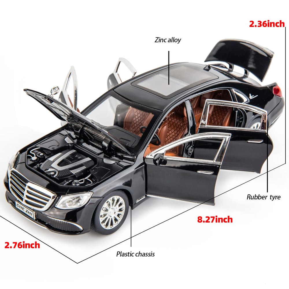WAKAKAC 1/24 scale E300 side view highlights scratch-resistant finish