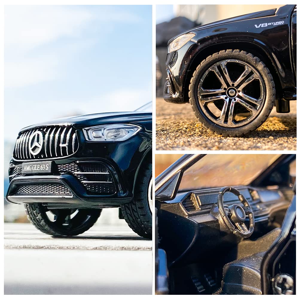 WAKAKAC AMG GLE 63S open-door lights enhance visual appeal.