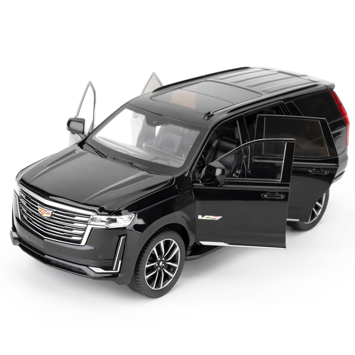 WAKAKAC toy car Escalade detail highlights premium alloy build for durable display and play.