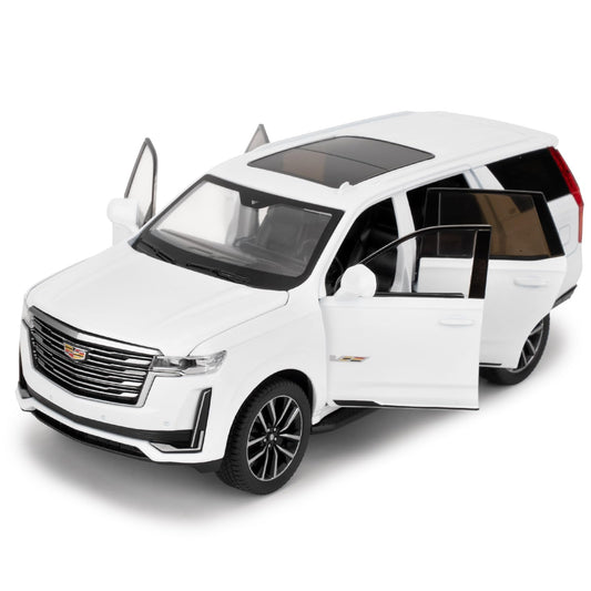 WAKAKAC toy car front view with illuminated lights for night play