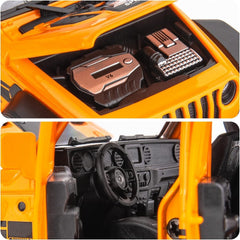 WAKAKAC Wrangler 1/32 diecast open trunk reveals pretend storage