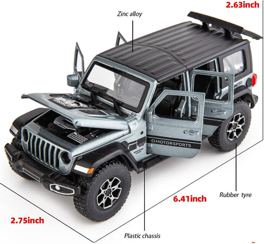 WAKAKAC Wrangler open doors emphasize interactive feature for pretend play.
