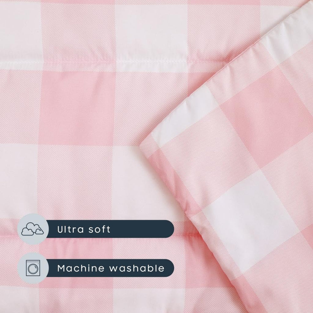 Wake In Cloud nap mat is machine-washable in cold water for easy care.
