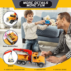 wakeInsa metal pickup truck toy 5-inch compact vehicle for versatile role-play