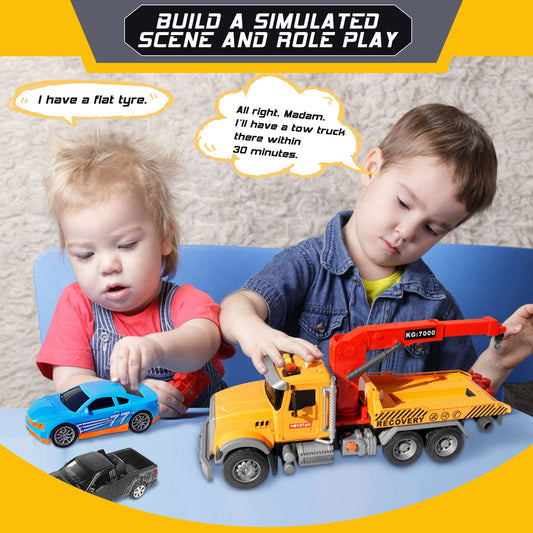 wakeInsa racing car toy 7-inch model for fast pretend races