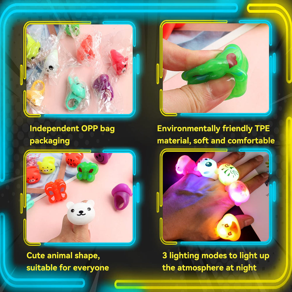 Adjustable rubber Wakestar rings fit a range of finger sizes