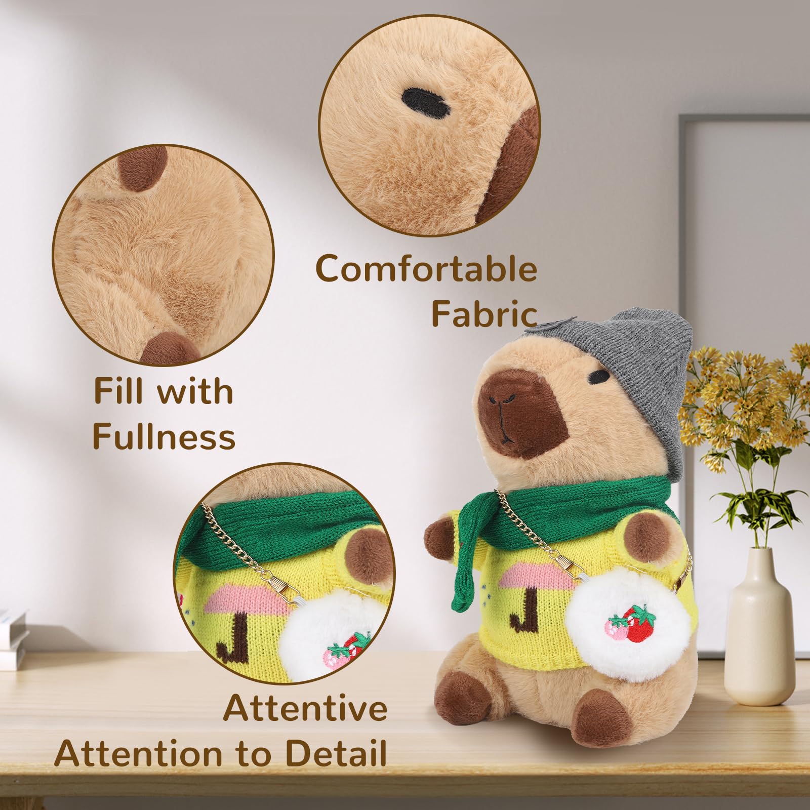 WAKSUN Capybara plush arriving vacuum-packed for fresh unboxing
