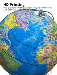Waldauge interactive geography globe inviting exploration of borders and cities