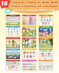 Walenced Busy Book Toddlers velcro cards attachment for quick setup.