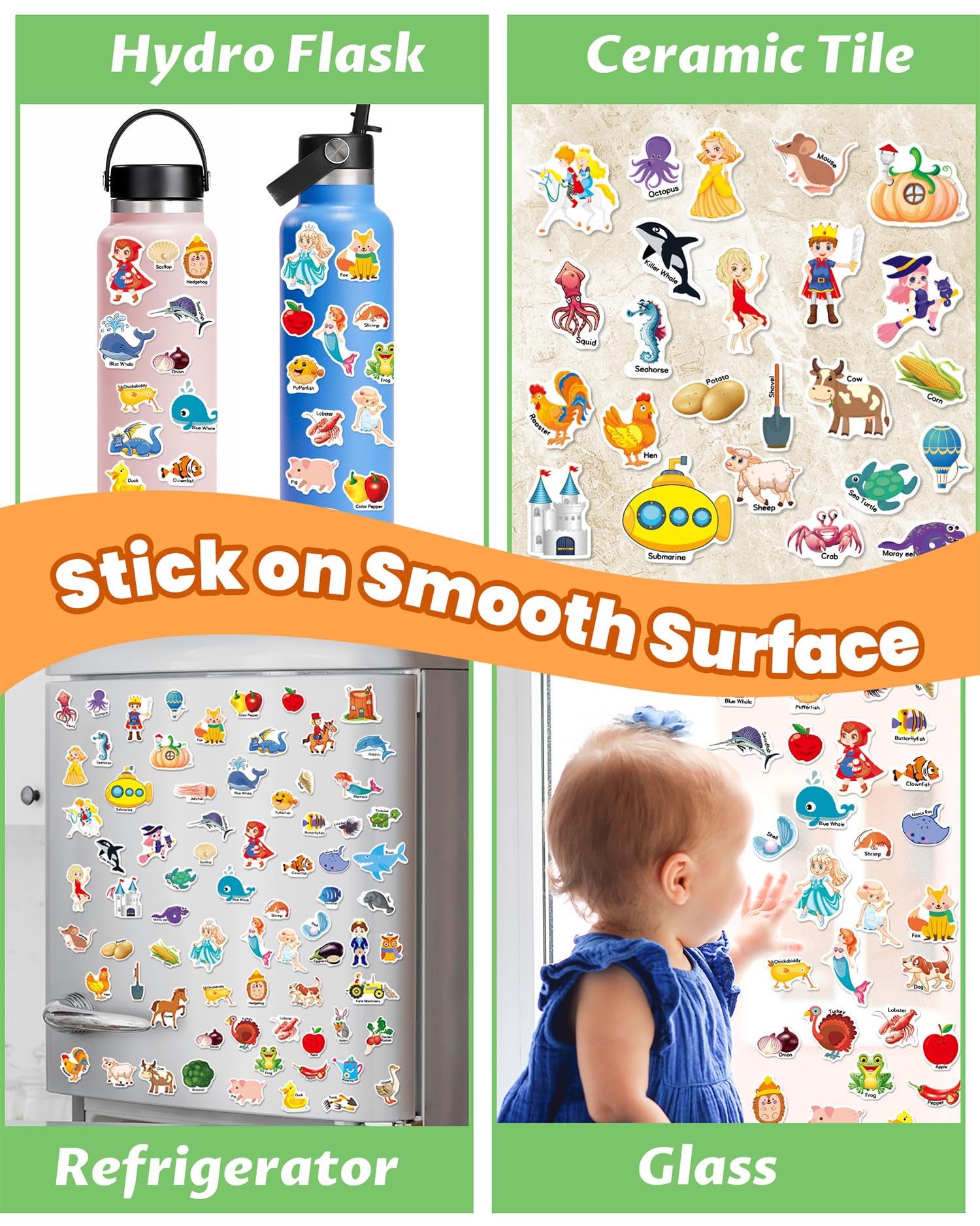 Walenced sticker book portable design enables on-the-go play