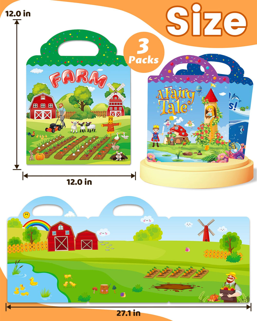 Walenced toddler sticker book offers screen-free creativity during trips