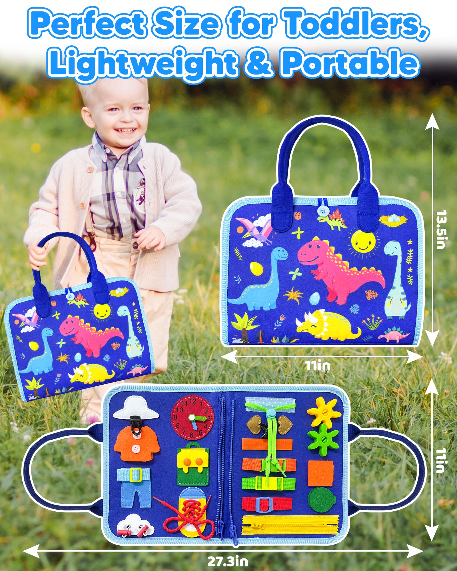 Walenty Busy Board gift-ready packaging makes a thoughtful toddler gift.