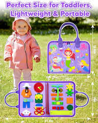 Walenty Busy Board makes a colorful, educational gift for toddlers