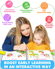 Walenty portable busy book open to reveal reusable pages for on-the-go learning.