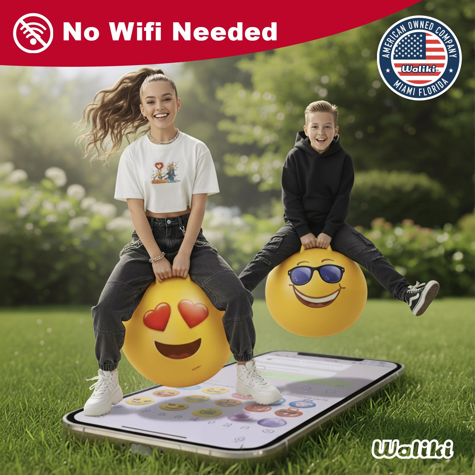 WALIKI hippity-hop ball 22in teens promotes energy release