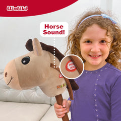 WALIKI stick horse toy presented as a birthday gift option.