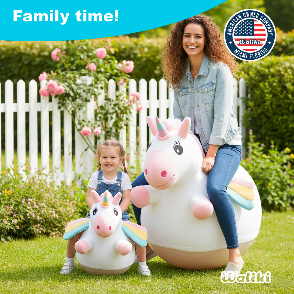 WALIKI Unicorn Hopper Ball easy-clean removable cover makes maintenance simple.