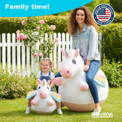 WALIKI Unicorn Hopper Ball easy-clean removable cover makes maintenance simple.