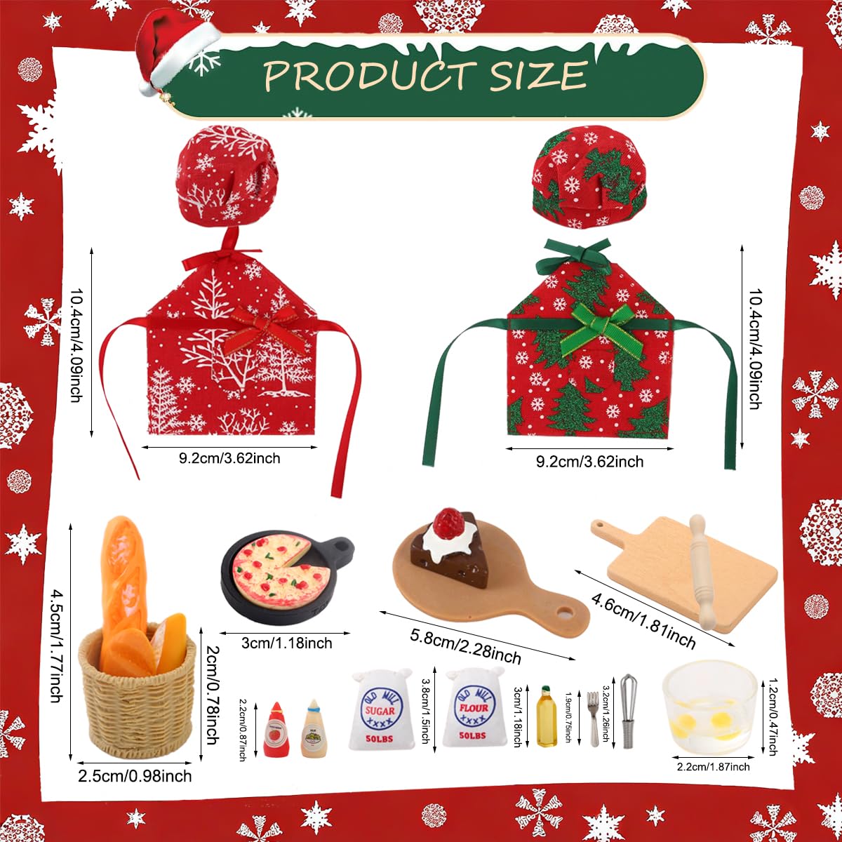 WanBigVa elf doll pan for imaginative holiday cooking play.