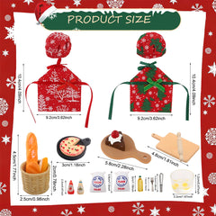 WanBigVa elf doll pan for imaginative holiday cooking play.