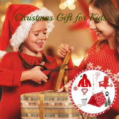WanBigVa Christmas Elf Doll mini fishing net for seaside holiday adventures