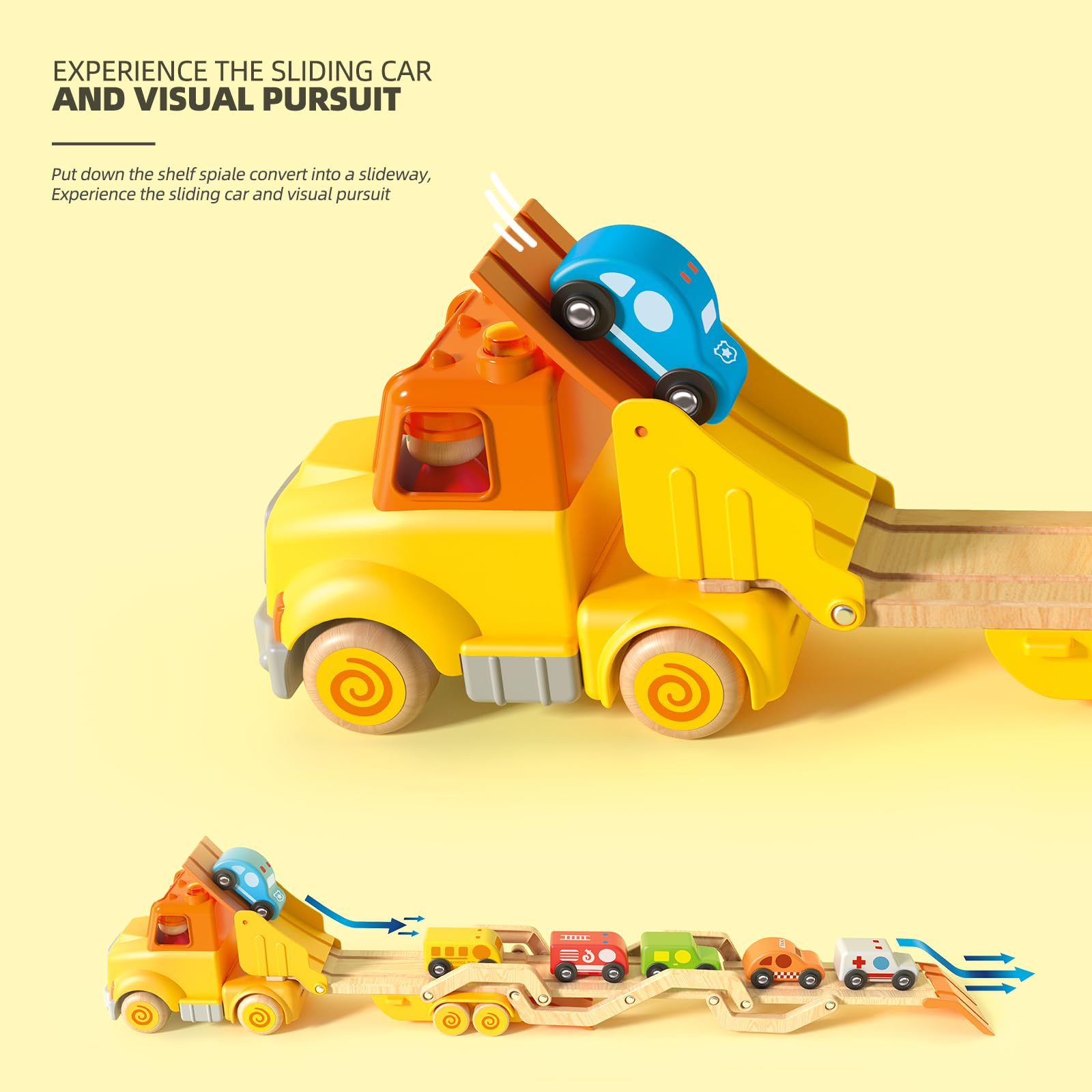 Wanborns foldable 30in track creates extended, engaging play space.