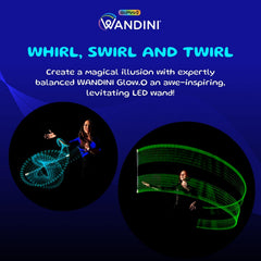 Wandini Glow USB-rechargeable wand shows compact charging