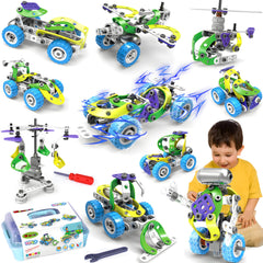 Wanonoo 10-in-1 STEM bulldozer model boosts creativity and motor skills.