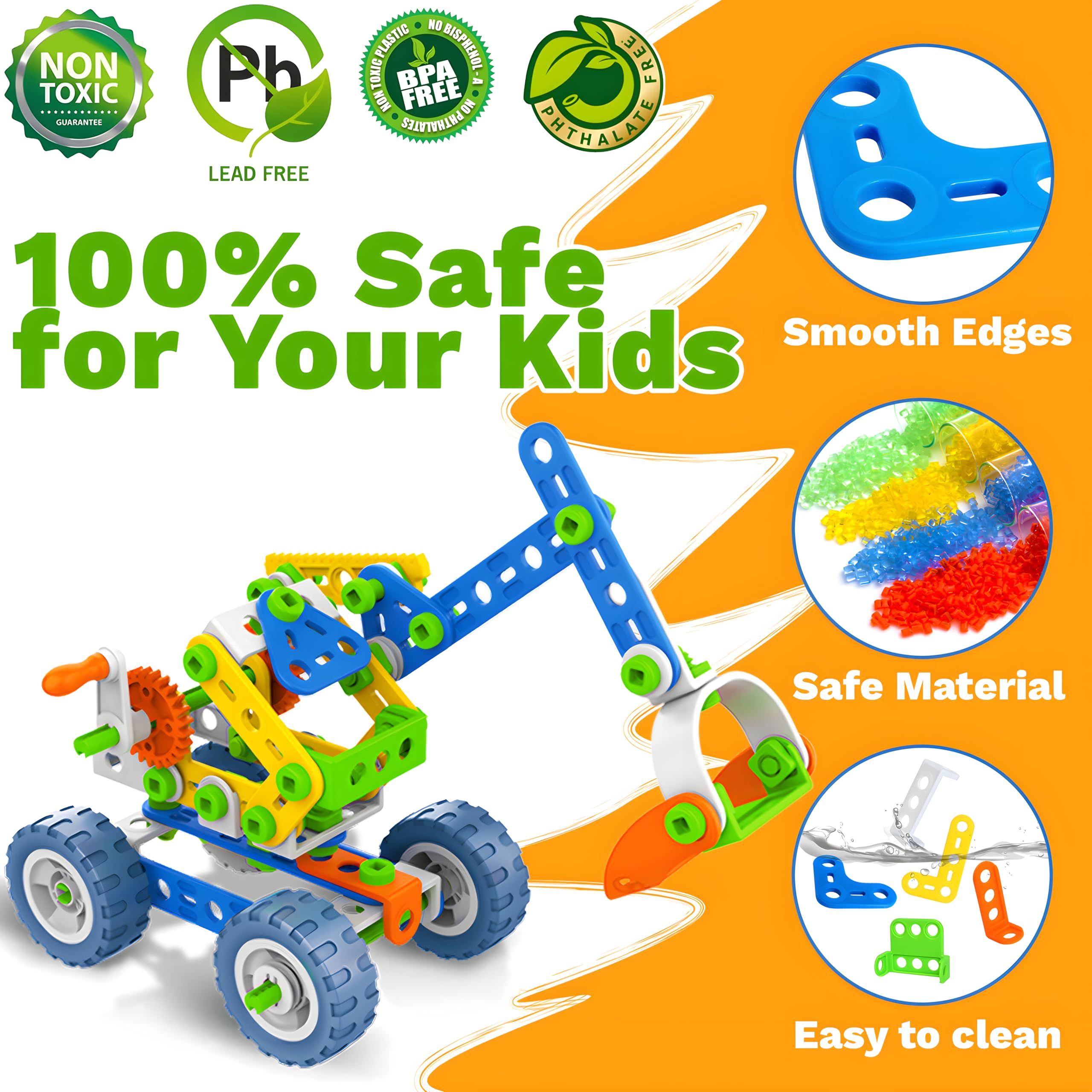 Wanonoo 12-in-1 STEM kit airplane model fosters spatial planning and imaginative flight