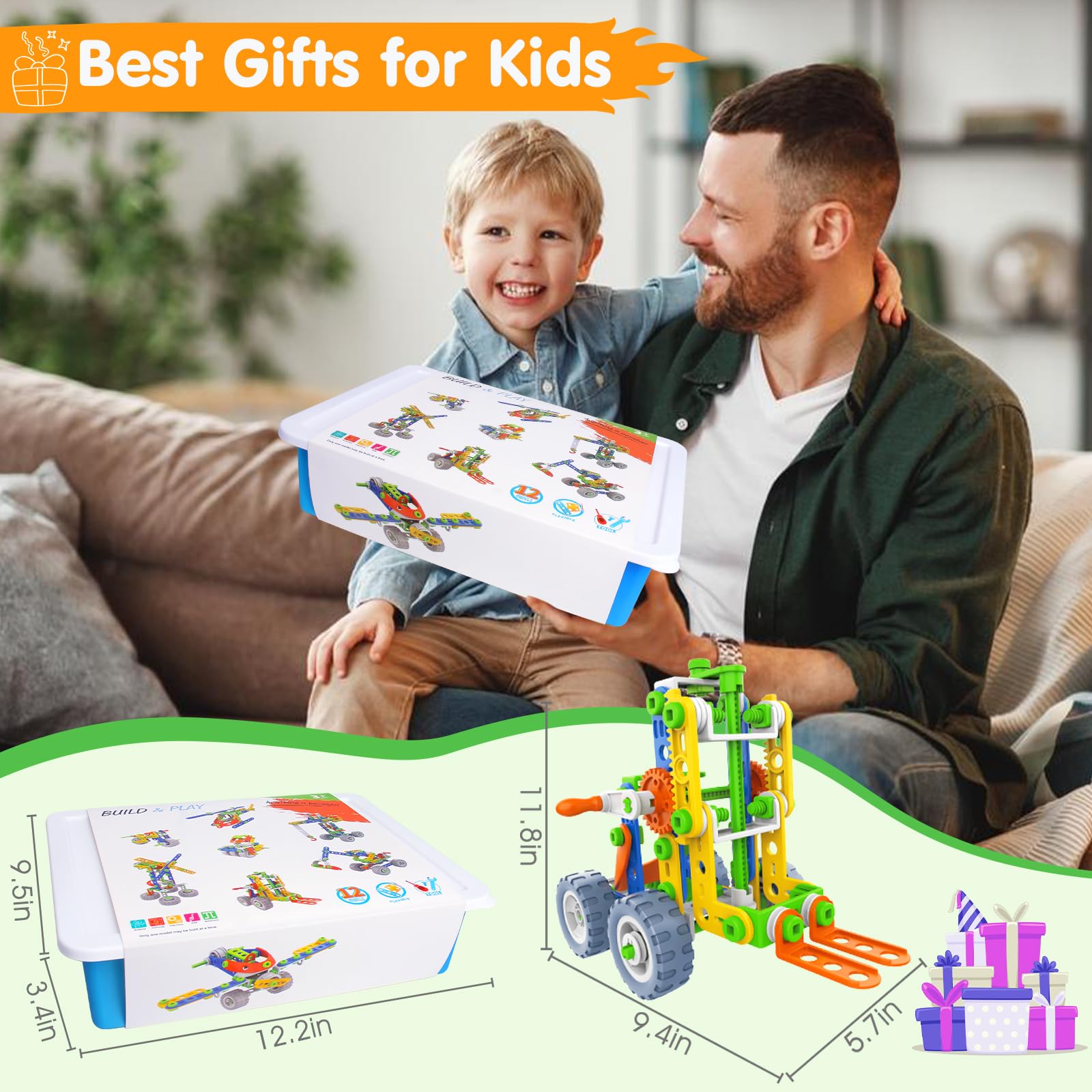 Wanonoo 12-in-1 STEM kit truck model enables bigger builds and collaborative projects