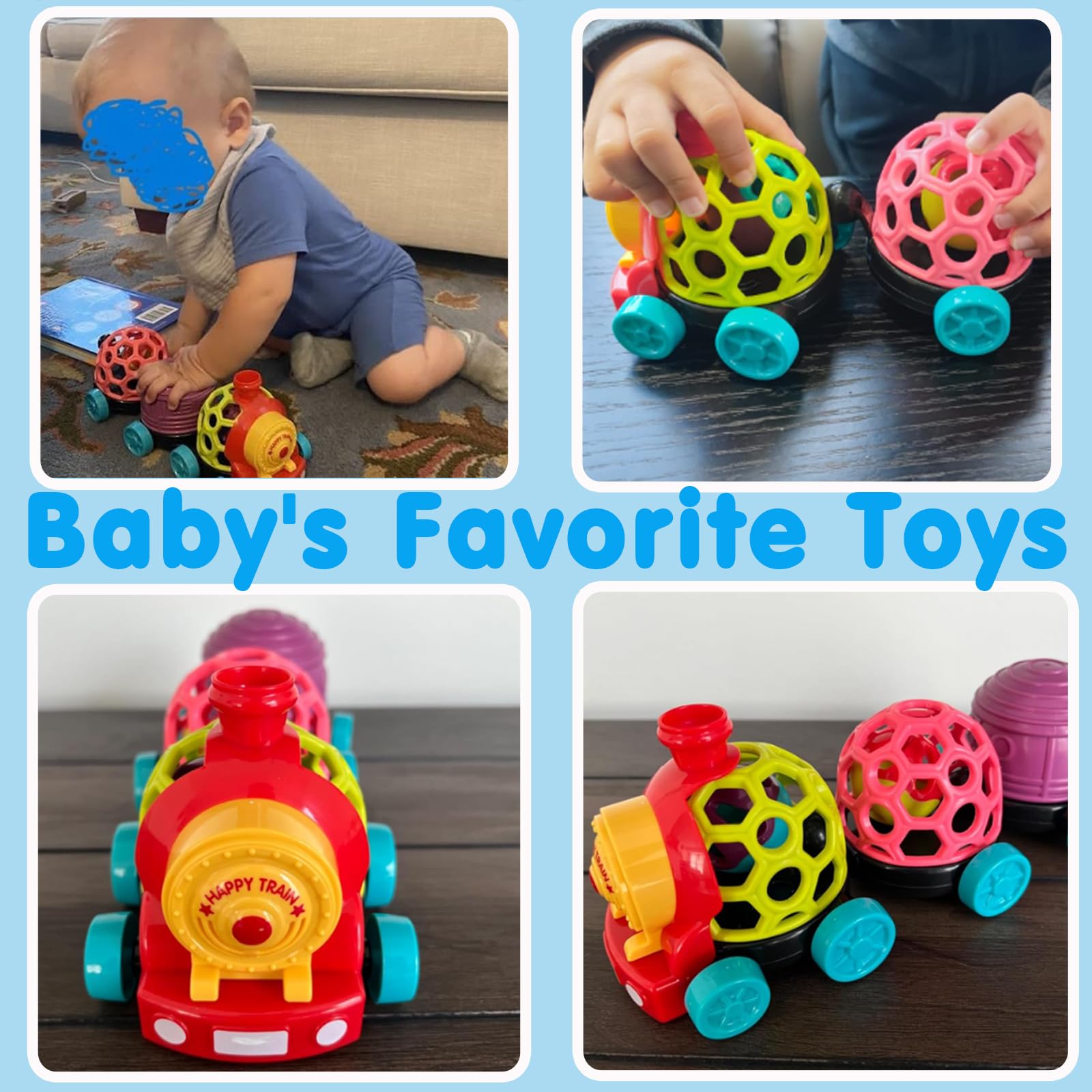 Wanonoo silicone teether car offers safe chewing and soothing relief for gums.
